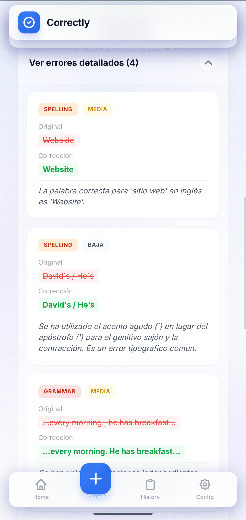 Correctly screenshot 6